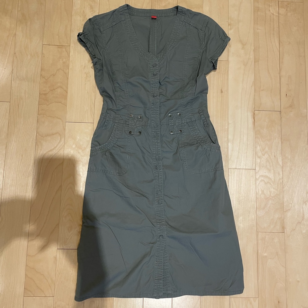 S.Oliver - Army Green Midi Dress